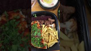 Chicken & Lamb mixed grilled (arabic food) #shorts