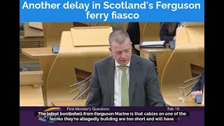 Another delay in Scotland's Ferguson ferry fiasco