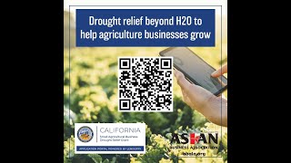 The California Small Agricultural Business Drought & Flood Relief Grant Webinar - Cantonese