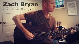 Zach Bryan: I Remember Everything | fingerstyle guitar + TAB