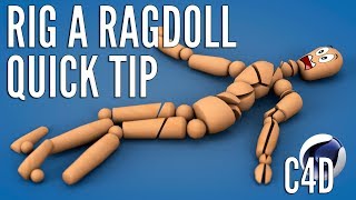 How do you Rig a RagDoll in Cinema 4D (Alternate Method) | C4D Tutorial