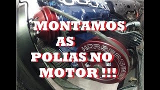 Montamos as polias de Alumínio Billet !!!!