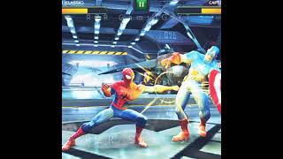 Spider Man Vs Capitan America Marvel Champions #79, YouTube Shorts video