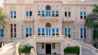 Before/After: Re-installing the stained glasses of the Nicolas Sursock Museum's façade.