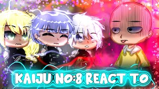 Kaiju No:8 React To Kafka Hibino As Saitama- Gacha React