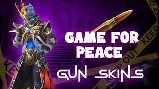 Better Than BGMI? 🤔GAME FOR PEACE GUN SKINS🔫