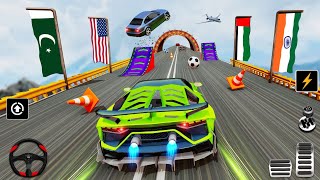 impossible Car stunts racing, Gt spider Car stunt master racing,impossible Car