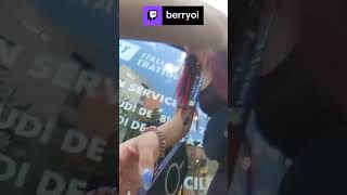 Chat kisses Berry's ass | berryoi on #Twitch #travel #trip #solotraveling #france #paris #shorts