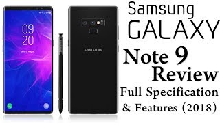 Samsung Galaxy Note9 Review (2018) | Samsung Galaxy Note9 Full Specs and Features (Urdu/HIndi)