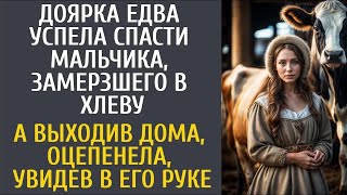 Доярка едва успела спасти мальчика, замерзшего в хлеву… А выходив дома, оцепенела увидев в его