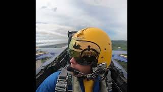 Cockpit view of the Blue Angels! #shorts #military #navy