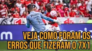 VEXAME HISTÓRICO, INTER 7X1 SANTOS, ERROS DE VLADIMIR, MARCELO FERNANDES E LUCAS BRAGA