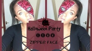 Halloween GRWM - ZIPPER FACE