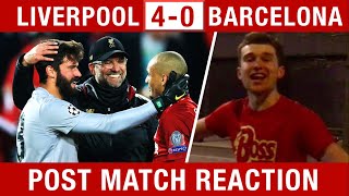 "DID THAT JUST HAPPEN?” Liverpool v Barcelona 4-0 Fan Reaction #LIVBAR