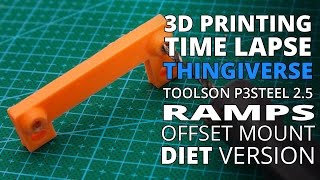 P3steel 2.5 - RAMPS Offset Mount - Super Diet STL Time Lapse