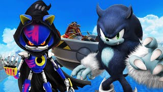 Sonic Dash -  Werehog and Reaper Metal Sonic (HD, Widescreen)