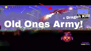 Terraria: NEW 1.3.4 "OLD ONES ARMY"!! (Full event) + Dragon kill!