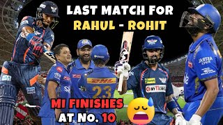 Pathetic Kl Rahul batting | Last match Rohit Sharma | Nicholas Pooran Sixes against MI | MI vs LSG