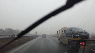 Przejazd autostradą a2 Warszawa-Łódź część 1