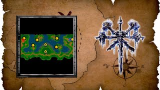 WarCraft III Reforged. Booty Bay. Easy AI 50%. Undead vs. Undead