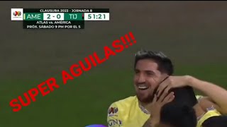 AMERICA VS TIJUANA 2-1 RESUMEN HOY JORNADA 8 LIGA MX 2023