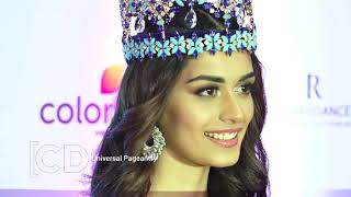 Miss World 2017 Manushi Chhillar on the Red Carpet of  Femina Miss India 2018 Sub contest ceremony.