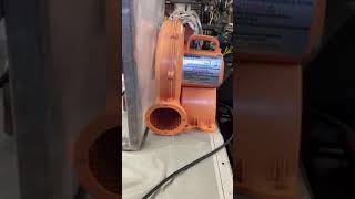 Cheap extraction fan for spray booth