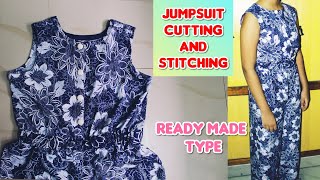 How to make JUMPSUIT/ Easy cutting and stitching/ kisheel Creations