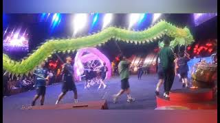 PINK AND GREEN !!!DRAGON DANCE EXCAVATION #Travelangels vlog