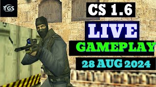 Counter Strike 1.6 Gameplay Live Stream | TGS GAMING PRO