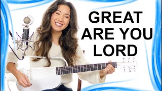 Bring light to the darkness with this song: Great are You Lord Guitar Tutorial with Play Along