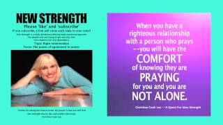 New Strength Devotional, Topic: Right relationships, Focus: The power of agreement in prayer