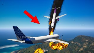 Airbus A330 Crashes mid air with A321 | GTA 5