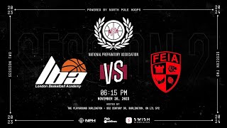 London Basketball Academy  vs Fort Erie International Academy Red  | NPA - SEASON 5