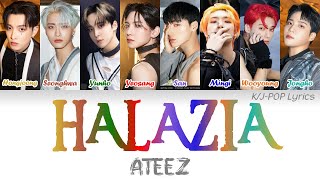 ATEEZ (에이티즈) - HALAZIA Colour Coded Lyrics (Han/Rom/Eng)