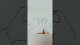 boy and girl hand drawing simple step by step draw the painting 🎨 ||Another yt||