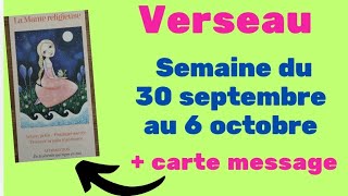 Verseau semaine du 30 septembre au 6 octobre