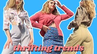 THRIFTING 2020 TRENDS FOR CHEAP! GOODWILL THRIFT STORE TRY ON HAUL AND LOOKBOOK (LOCKDOWN EDITION)