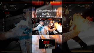 1070% Damage Reset Combo Liu Kang and Darrius #subscribe #recommended #mortalkombatgaming #gaming