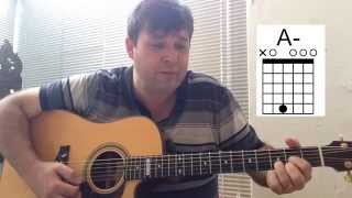 How to play Our Father - Millennium Prayer - Guitar tip - A - glide movement