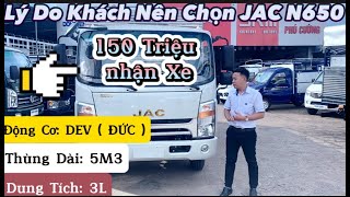 Lý Do Xe Tải JAC N650 Thùng 5M3 Bán Chạy Nhất Trong Thời Điểm Tháng 7#xetaijac #jacn650 #jac