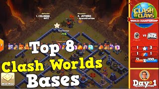 World Qualifier #5 Day 1 Top 8 Town Hall 13 War Bases + Link! | TH13 Esports War Base Links