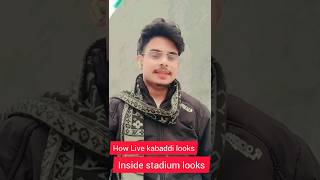 Kabaddi Inside Stadium Vs Live? |#kabaddi #delhi #shorts #ytshorts #shortsfeed |