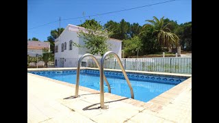 A 3 bedroom rustic Bungalow for sale in Benissa Coastal, with communal pool, 200 m from the beach.