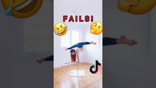 Anna Mcnulty Funny Handstand Fails Tiktok!!! 🤣#shorts