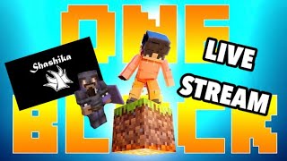 Shashika Live Gaming: Minecraft One Block 6.17.24