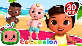 Belly Button Beach Song | Cocomelon and Little Angel Nursery Rhymes