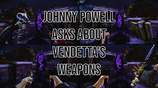 The Darkness II Johnny Powell Asks about Vendetta's Weapons