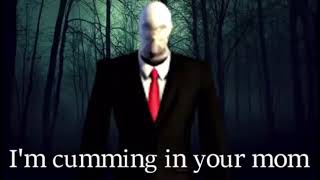 Slender man dissing herobrine