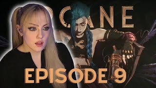 Uh.. what did she just do??? | NEW Anime Fan reacts to Arcane Ep. 9